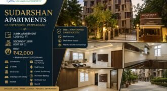 3 BHK Rental flat in Sudarshan Apartments Patparganj