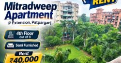 3 BHK for Rent in Mitradweep Apartment, IP Extension, Patparganj