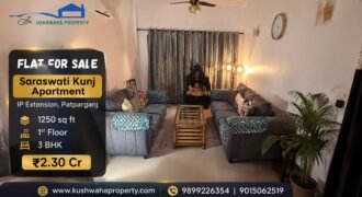 Saraswati Kunj Apartment, 3 BHK Flat for Sale in Patparganj