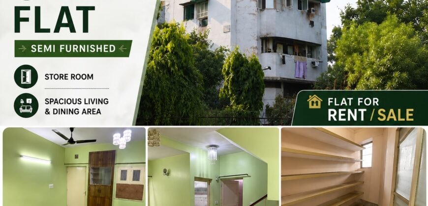 Available 3 BHK Flat for Rent in Trilok Apartment, East Delhi