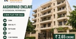 Aashirwad Enclave 3 BHK Flat in IP Extension, Patparganj