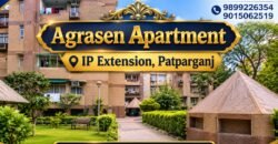 3 BHK 1250 sqft for Rent, Agrasen Apartment in IP Extension, Patparganj