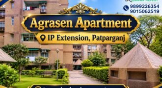 3 BHK 1250 sqft for Rent, Agrasen Apartment in IP Extension, Patparganj