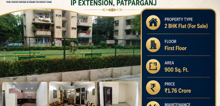 Buy 2 BHK Flat in Himvarsha Apartment, IP Extension, Delhi