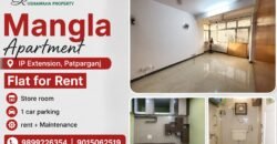 3 BHK Flat for Rent in Mangla Apartment, IP Extension