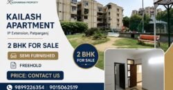 Kailash Apartment, 2 BHK flat for sale in IP Extension
