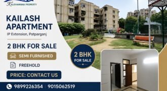 Kailash Apartment, 2 BHK flat for sale in IP Extension