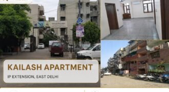 Spacious 3 BHK Sale in Kailash Apartment, IP Extension