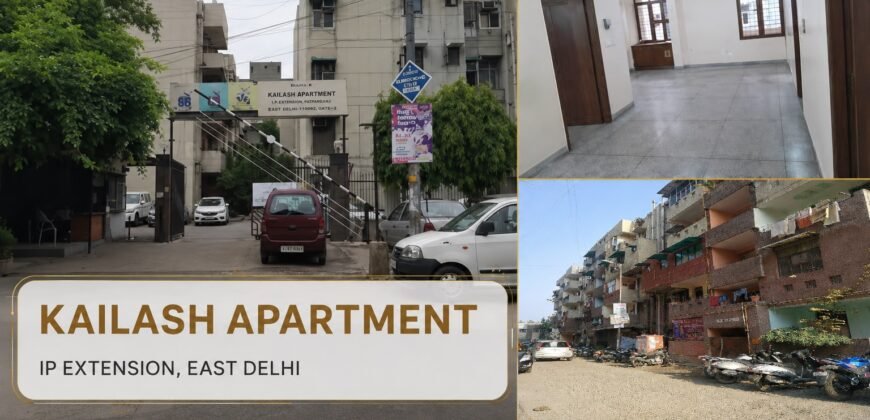 Spacious 3 BHK Sale in Kailash Apartment, IP Extension