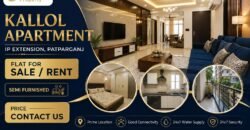 3 BHK Flat for Sale in Kallol Apartment, IP Extension, Patparganj