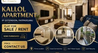 3 BHK Flat for Sale in Kallol Apartment, IP Extension, Patparganj