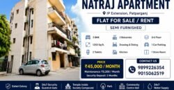 Natraj Apartment – 3 BHK for Rent in IP Extension, Patparganj