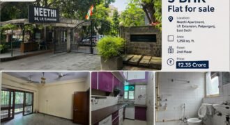 Available 3 BHK Flat in Neethi Apartment, I.P. Extension Patparganj