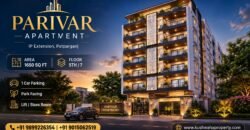 3 BHK Flat 1650 sqft in Parivar Apartment, IP Extension