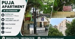 Spacious 3 BHK for Sale in Puja Apartment, IP Extension