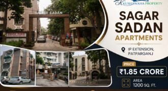 Available 2 BHK flat | Sagar Sadan Apartments, IP Extension