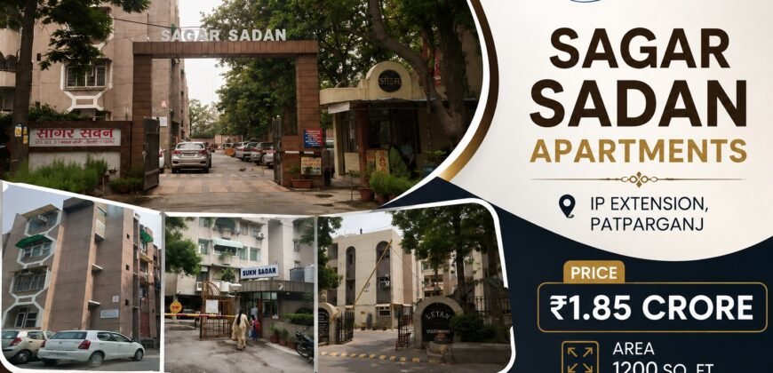 Available 2 BHK flat | Sagar Sadan Apartments, IP Extension