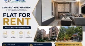 3 BHK Flat in Saraswati Kunj Apartment for Rent, IP Extension