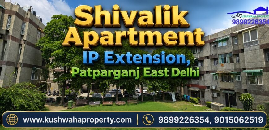 Shivalik Apartment, IP Extension, Patparganj, East Delhi – 3 BHK Flat