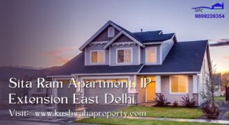 Spacious 3 BHK Flat for Sale in Sita Ram Apartment, IP Extension