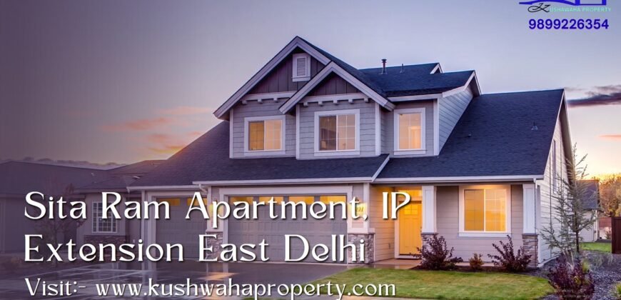 Spacious 3 BHK Flat for Sale in Sita Ram Apartment, IP Extension