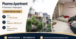 Spacious 2 BHK Flat for Sale in Pharma Apartment, IP Extension