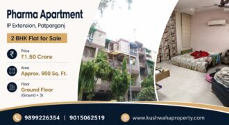 Spacious 2 BHK Flat for Sale in Pharma Apartment, IP Extension