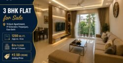 Vidyut Apartment | 3 BHK Flat for Sale in IP Extension