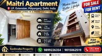 2 BHK Flat for Rent in Maitri Apartment, IP Extension, Patparganj