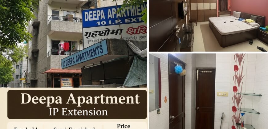 2 BHK Flat for Sale in Deepa Apartment, IP Extension Delhi