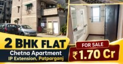 2 BHK Flat for Sale in Chetna Apartment, IP Extension, Delhi