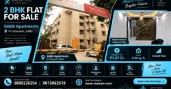2 BHK Flat for Sale in Siddh Apartment, IP Extension, New Delhi