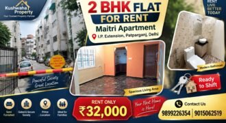 1000 sqft Rental Flat in Maitri Apartment, IP Extension