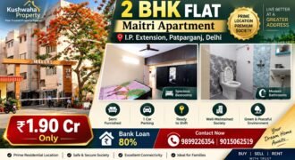 2 BHK Flat for Sale 1000 sqft in Maitri Apartment, IP Extension