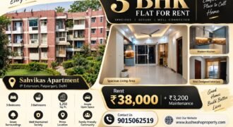 3 BHK Flat for Rent in Sahvikas Apartment, IP Extension
