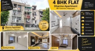 4 BHK Flat for Sale in Dharma Apartment, IP Extension, Patparganj