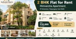 2 BHK Flat for Rent in Himvarsha Apartment, IP Extension