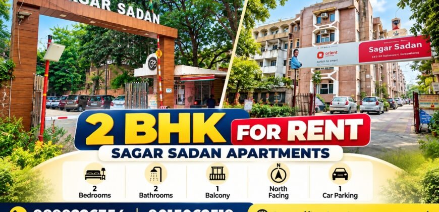 2 BHK Flat for Rent in Sagar Sadan Apartments, IP Extension, Delhi