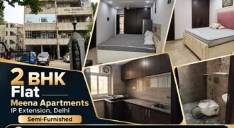 2 BHK for Rent in Meena Apartments, IP Extension, Delhi