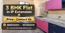 3 BHK Flat Kailash Milan Vihar CGHS in IP Extension, New Delhi