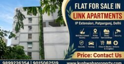 3 BHK Flat for Rent in Link Apartment, I.P. Extension, Patparganj