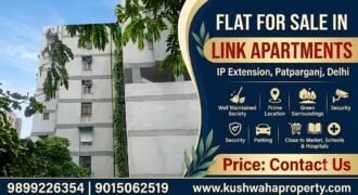 3 BHK Flat for Rent in Link Apartment, I.P. Extension, Patparganj