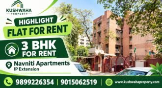 3 BHK Flat for Rent in Navniti Apartments, IP Extension, Patparganj