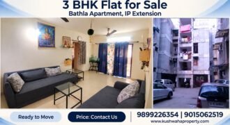 3 BHK flat for sale in Bathla Apartment, IP Extension