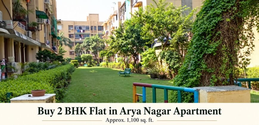 Buy 2 BHK Flat in Arya Nagar Apartment, IP Extension, Delhi