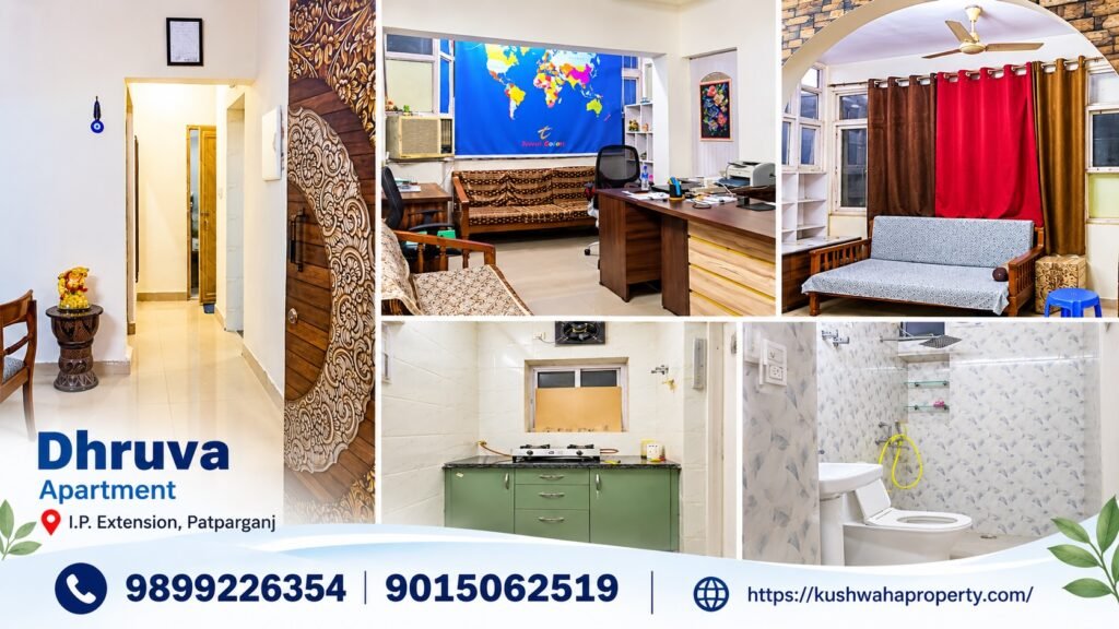 Dhruva Apartment, IP Extension, 2 BHK Ground Floor